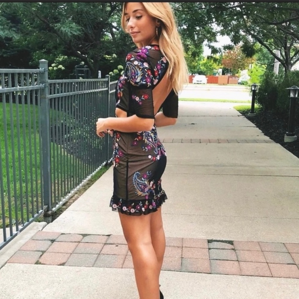 For Love and Lemons Ester Mini Dress
